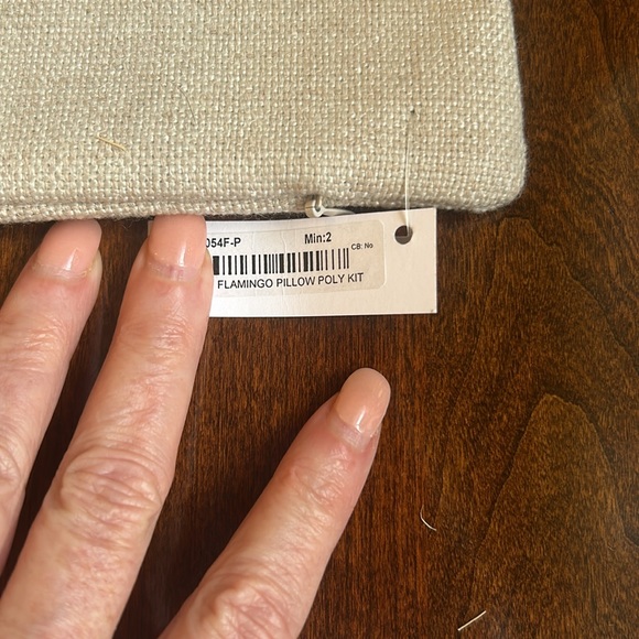 Flamingo pillow cover 19x19 - Picture 3 of 5